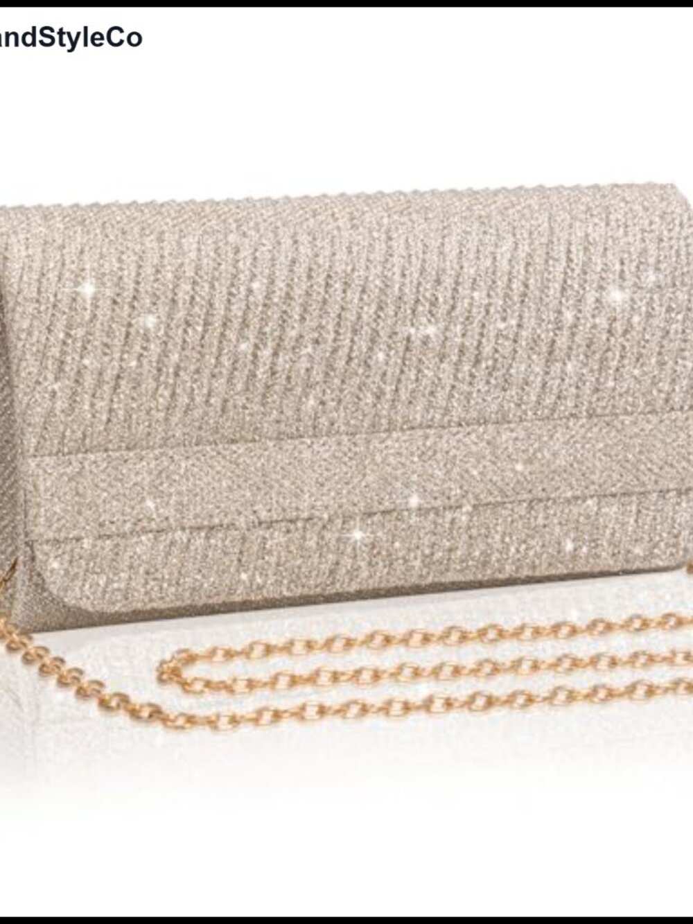 Elegant Evening Clutch Purse with Chain Strap for Party Wedding Prom Formal